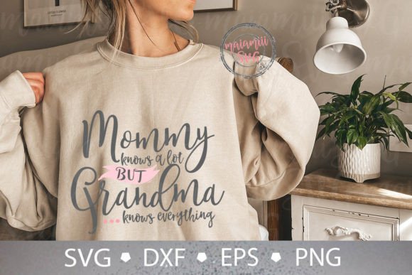 A Designer's Take on Mommy Knows a Lot but Grandma Knows Ever Graphics