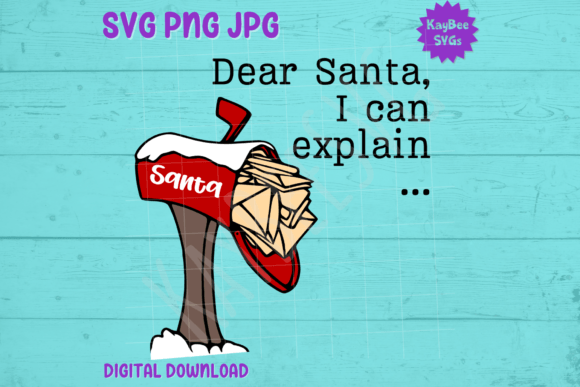 A Festive Mailbox SVG for Branding and T-Shirt Graphics