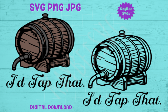 A Medieval Beer Keg SVG Perfect for Crafters & T-Shirt Designs