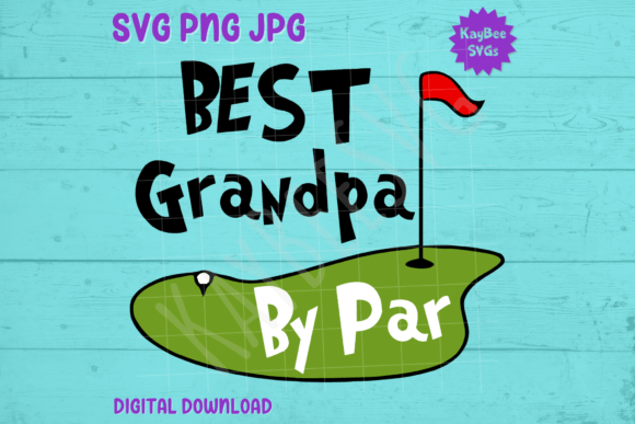 Best Grandpa by Par Golf Graphics for T-Shirt Designs