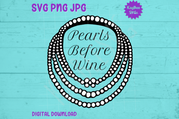 Pearls Before Wine SVG: A Polished Graphics Asset for Editorial Use
