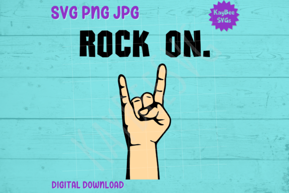 Rock on Hand Graphics for Vibrant T-Shirt Designs