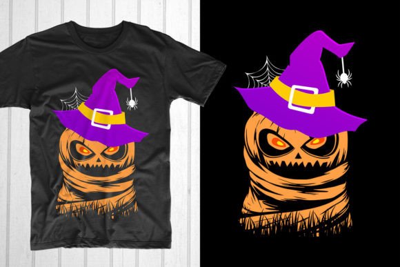 Stitching Spooky Charm: The Halloween Mummy Pumpkin Design