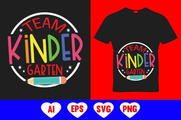 Team Kinder Garten 1 Graphics for T-Shirt Designs